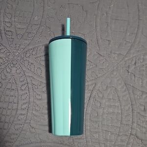 New STARBUCKS 24oz VENTI 2023 Tumbler Stainless Steel Two Tone Cold Cup